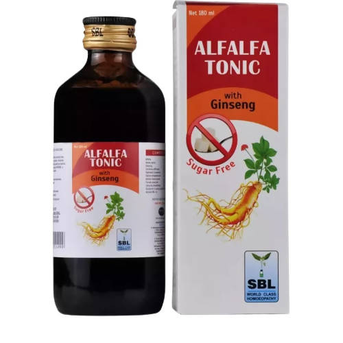 SBL Homeopathy Alfalfa Tonic with Ginseng Sugar Free | Swadesiicart