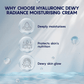 AHC Hyaluronic Dewy Radiance Face Moisturizer Cream - Korean skincare | Swadesiicart