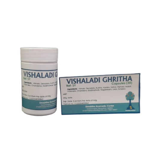 Shreshtha Herbals Vishaladi Gritha Capsules | Swadesiicart