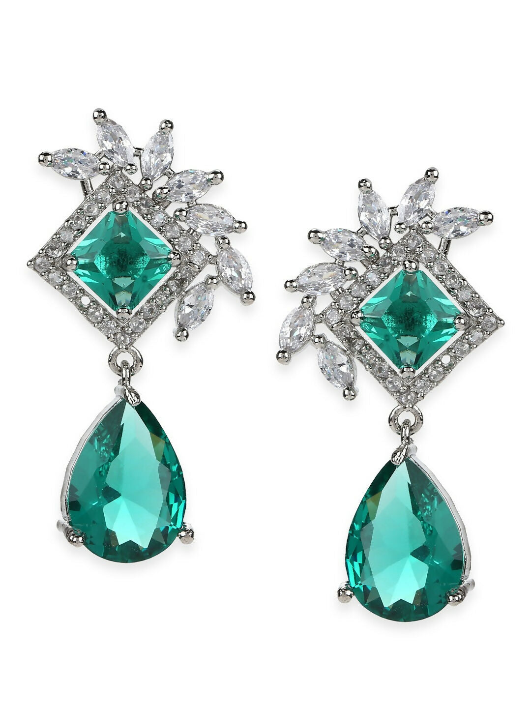 Green Studs- Ruby Raang | Swadesiicart
