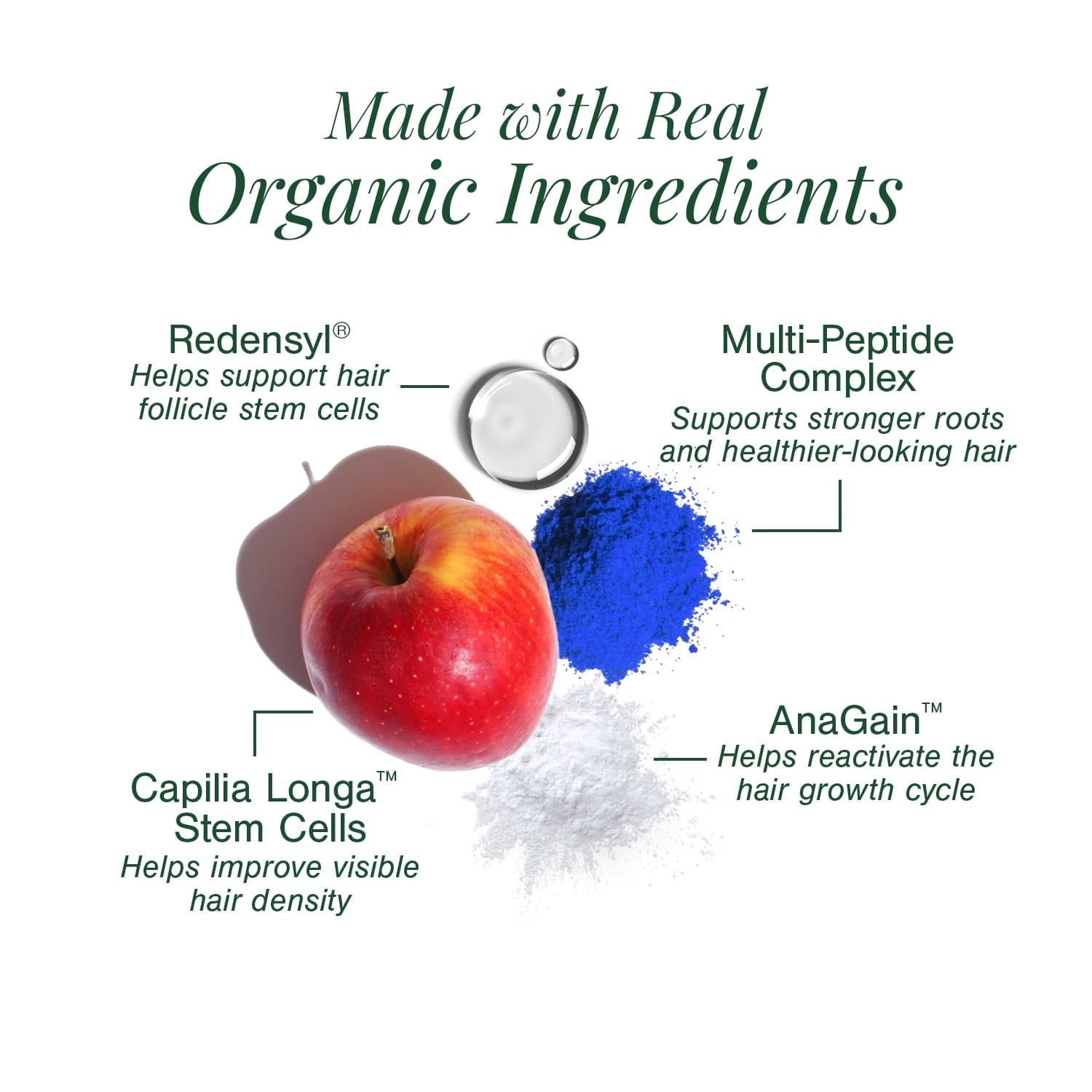 Stemcells + Multi-Peptide Hair Growth Serum Fortified With Redensyl & Anagain