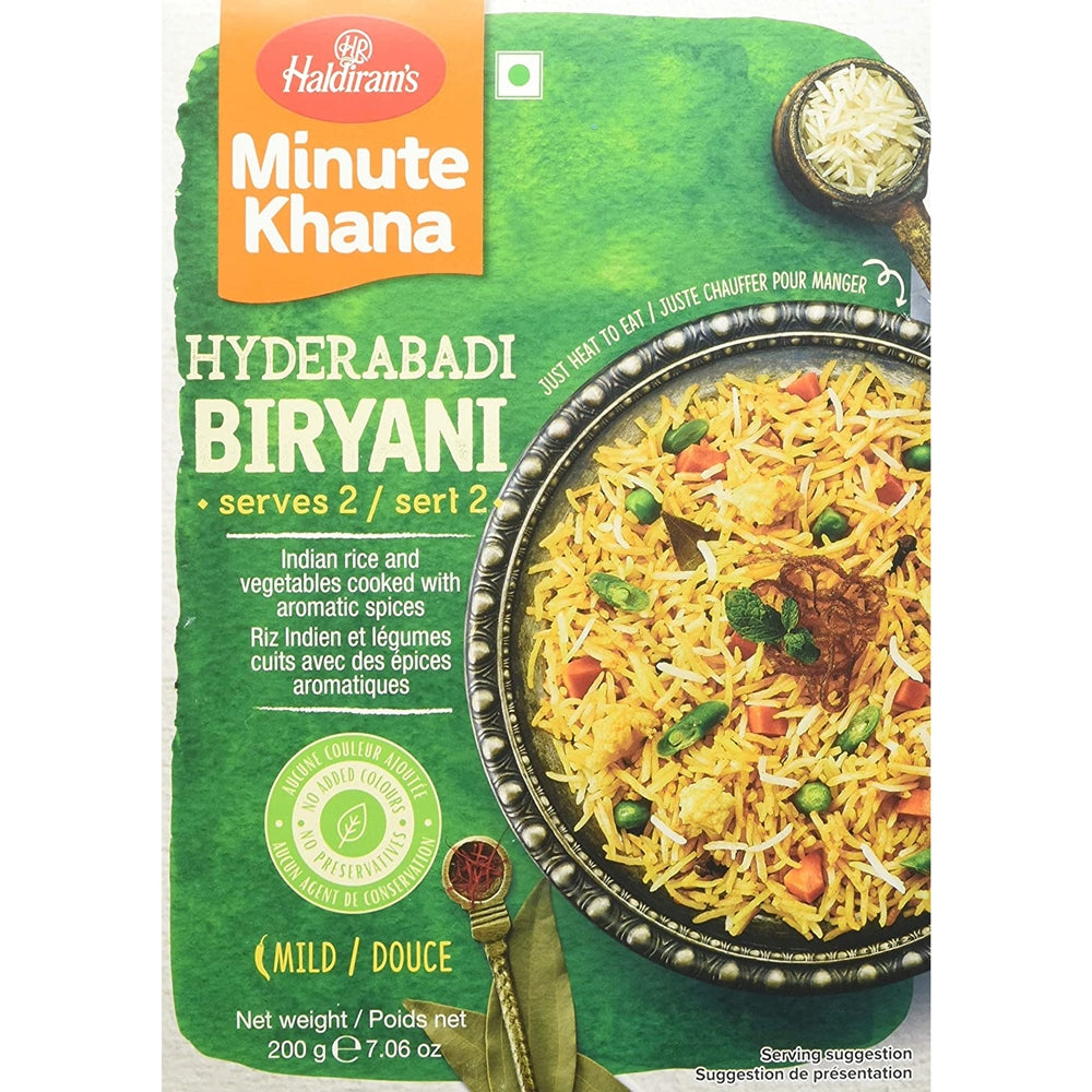 Haldiram's Ready To Eat Hyderabadi Biryani 200 gm
