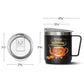 Halloween Mug, Insulated, 11.8 Oz, 350ml (Black)