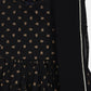 Ahalyaa Black Cotton Gold Print Kids Kurta Sharara Sets For Girls | Swadesiicart