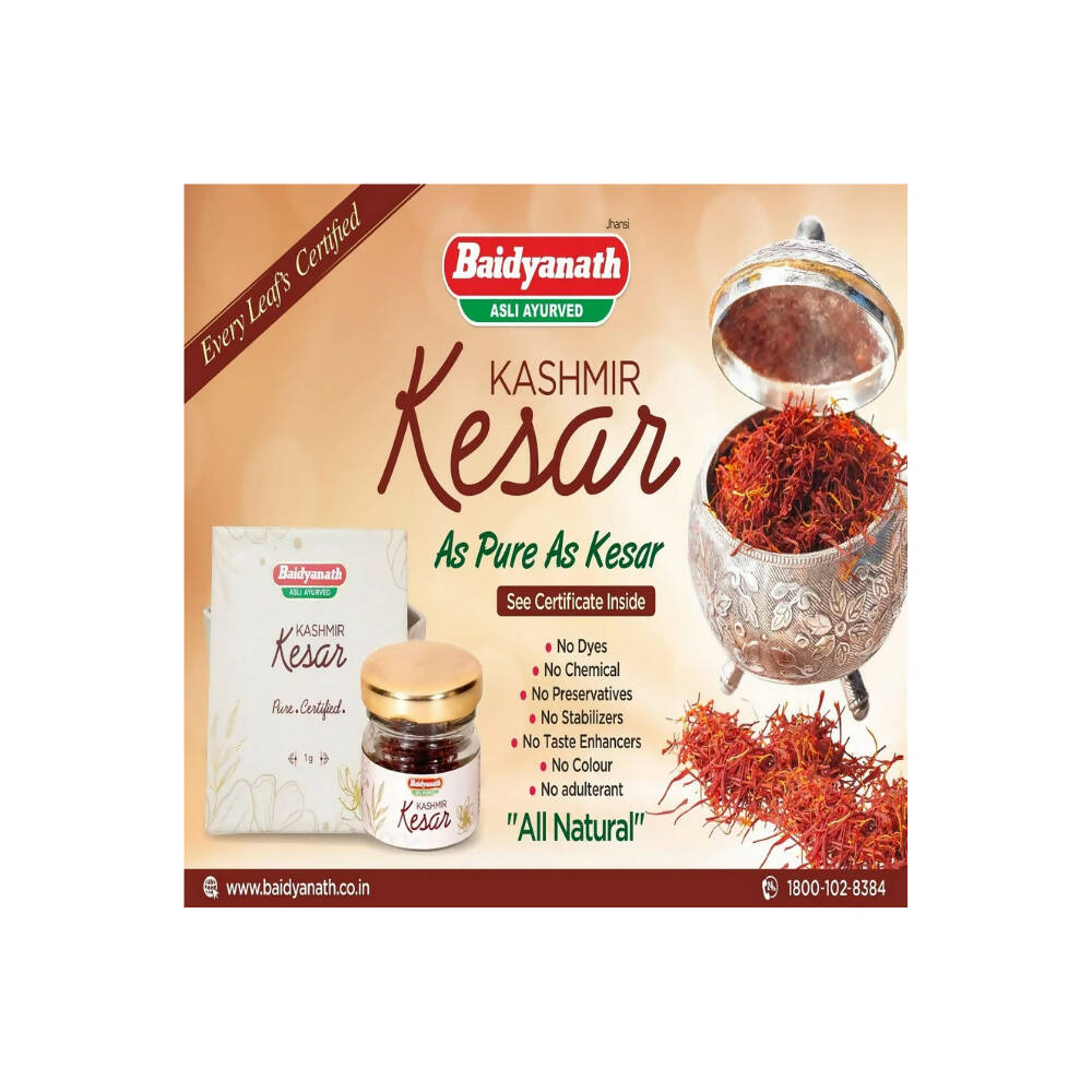 Baidyanath Jhansi Kashmir Kesar - Swadesiicart