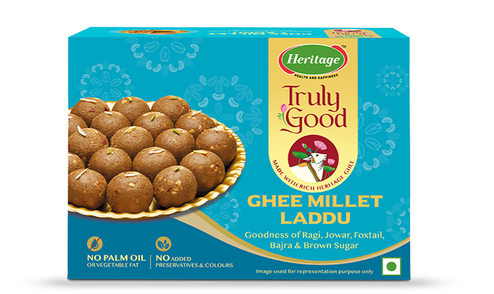 Heritage Pure Ghee Millet Laddu | Swadesiicart