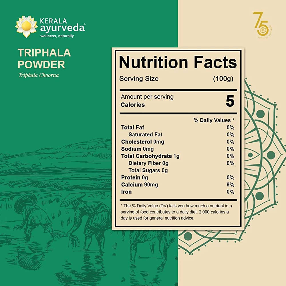 Kerala Ayurveda Organic Triphala Powder | Swadesiicart