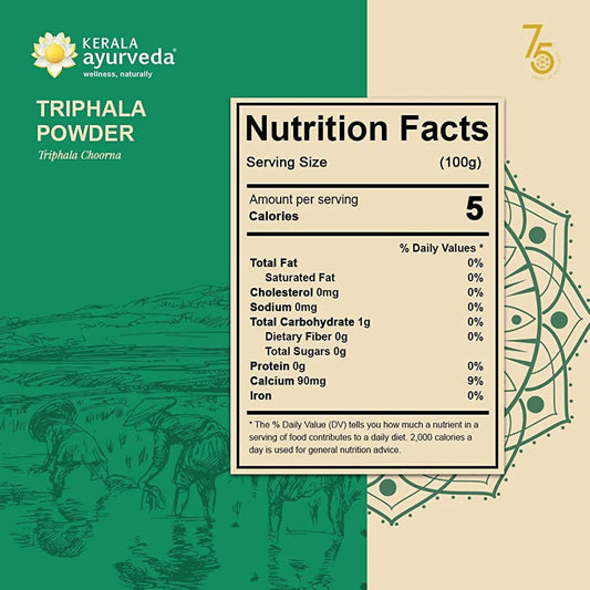 Kerala Ayurveda Organic Triphala Powder | Swadesiicart