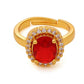 Ruby Raang Red Stone Ring | Swadesiicart