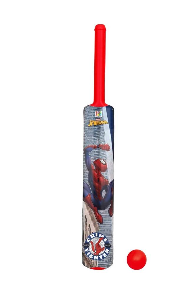 Manaki Enterprise Plastic Spiderman Cricket Kit (Multicolour) - Swadesiicart