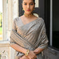 Vishnu Weaves Women's Chiku Handloom Raw Silk Saree with Blouse - Swadesiicart