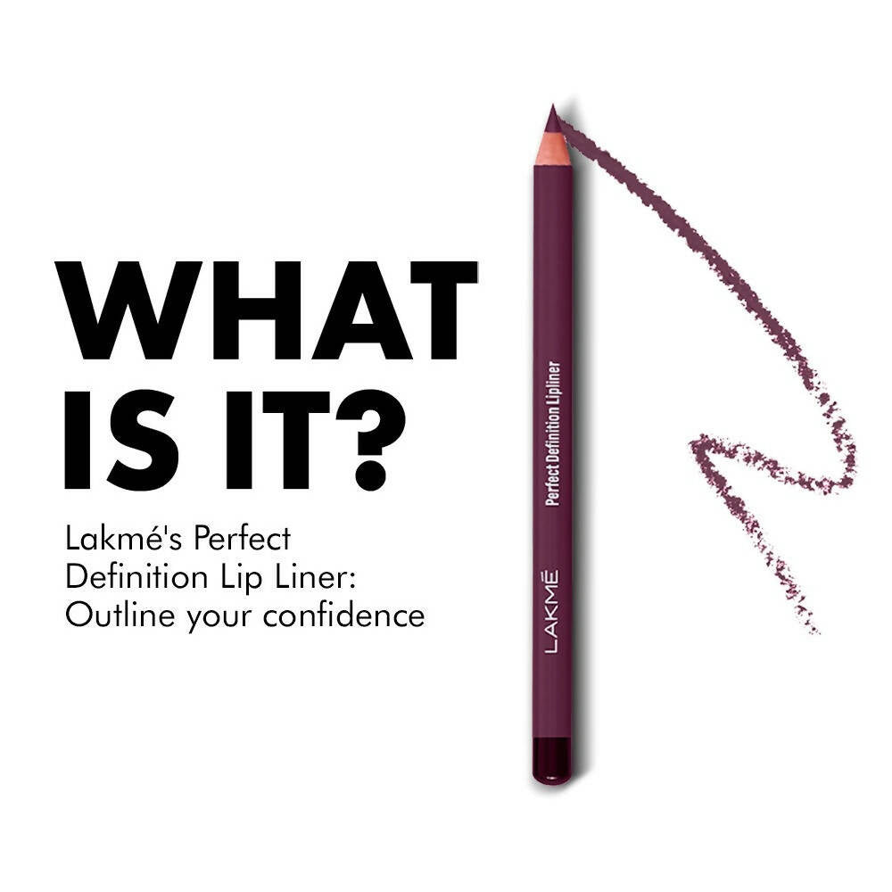 Lakme Perfect Definition Lip Liner - Go Grape - Swadesiicart