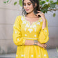 BulBul Dhawani Rayon Mustard Co-Ord Set - Swadesiicart