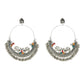 Mominos Fashion Johar Kamal Beautiful Peacock Design Chandbali Earrings - Mominos Fashion
