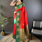 Joban Fashion Green Butti Banarasi Silk Sarees | Swadesiicart