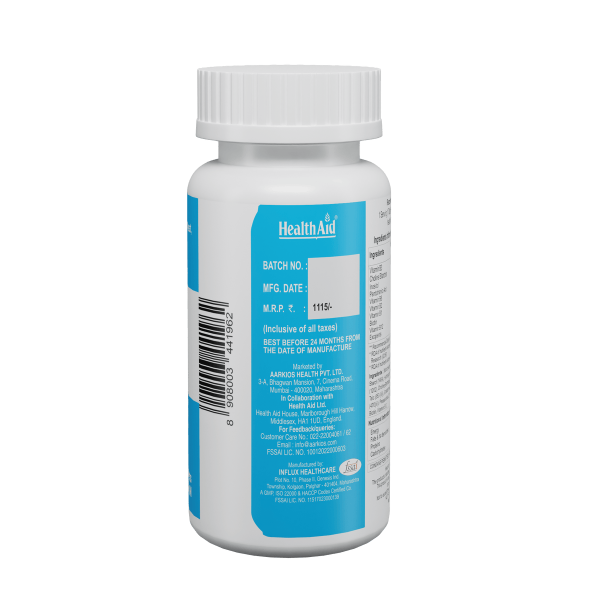 HealthAid Veg B Complex Tablets