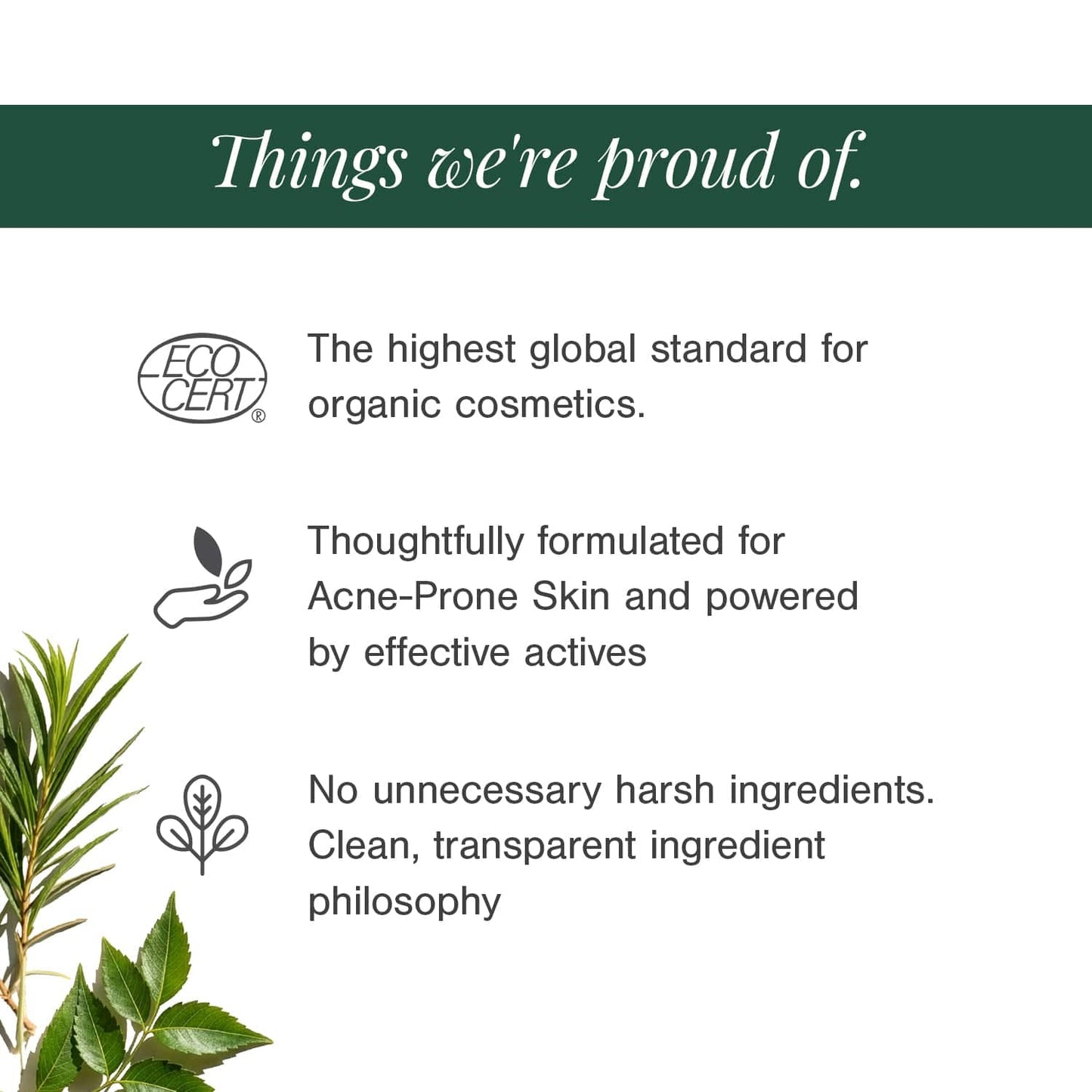 Certified Organic Acne & Pimples Control Face Wash Fortified with Hemp + Tea Tree