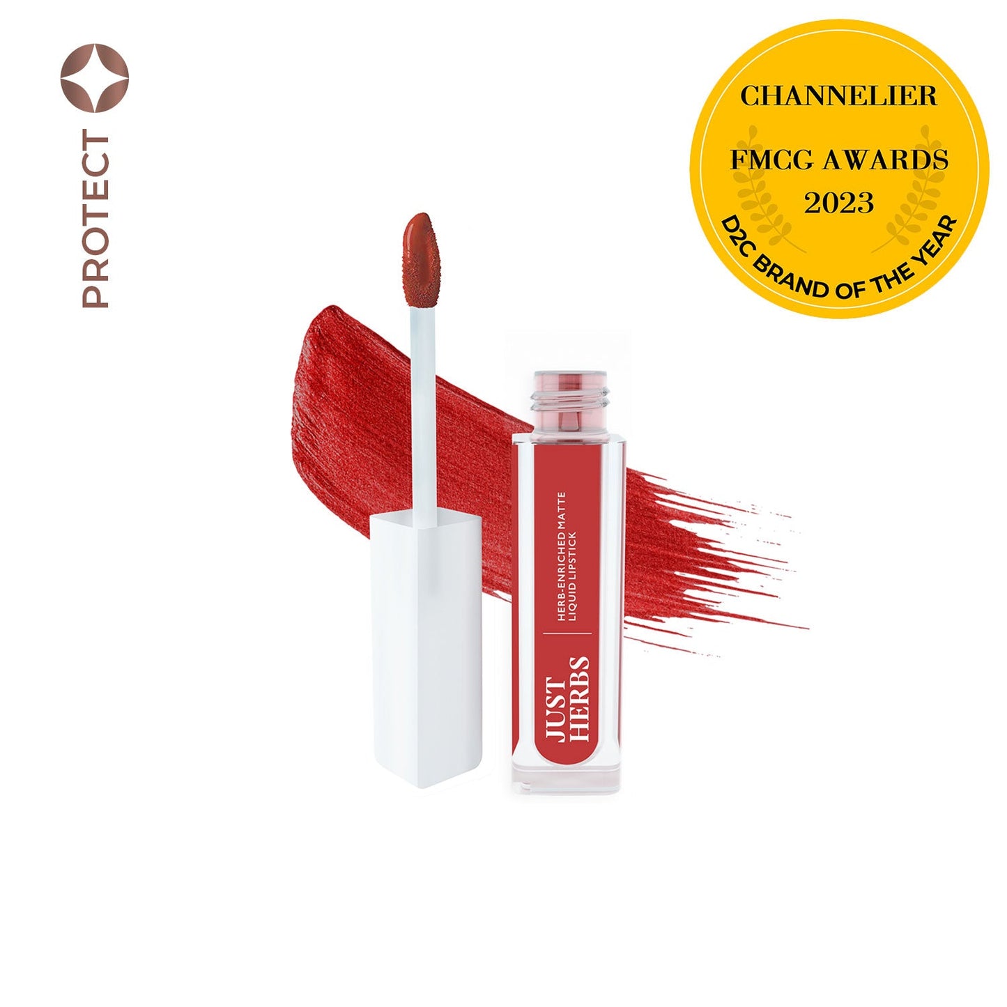 Herb-enriched Matte Liquid Lipstick - Hibiscus_Red_1