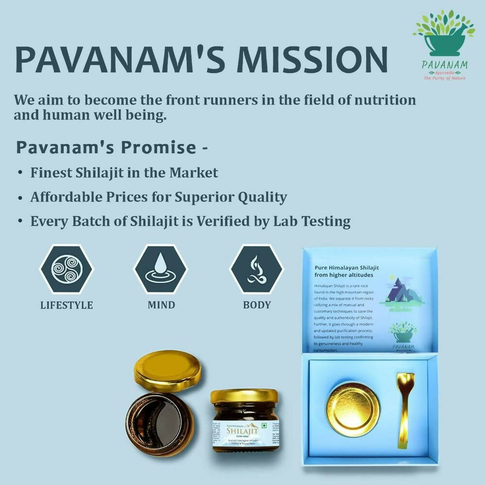 Pavanam Ayurveda Pure Himalayan Sj Resin Form | Swadesiicart