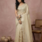 Shree Shyam Fashion Cream Cotton Saree