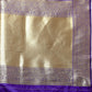 Lorenvalley Fashion Purple Soft Silk Woven Design Gold Zari Weaving Saree - Swadesiicart