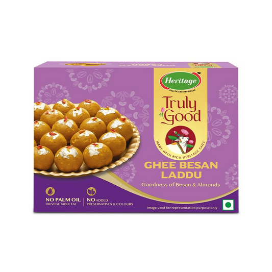 Heritage Pure Ghee Besan Laddu | Swadesiicart