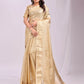 Shree Shyam Fashion Organza Gold Saree
