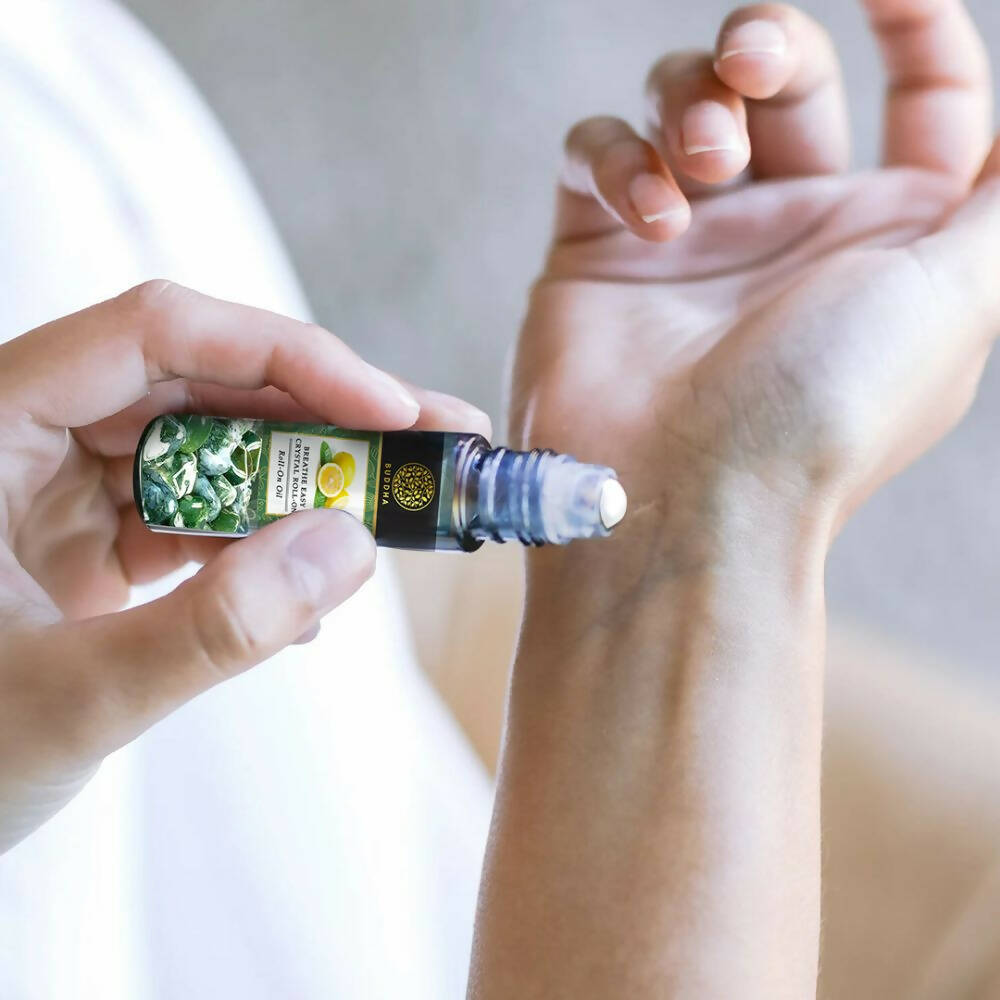 Buddha Natural Breathe Easy Crystal Roll On - Swadesiicart