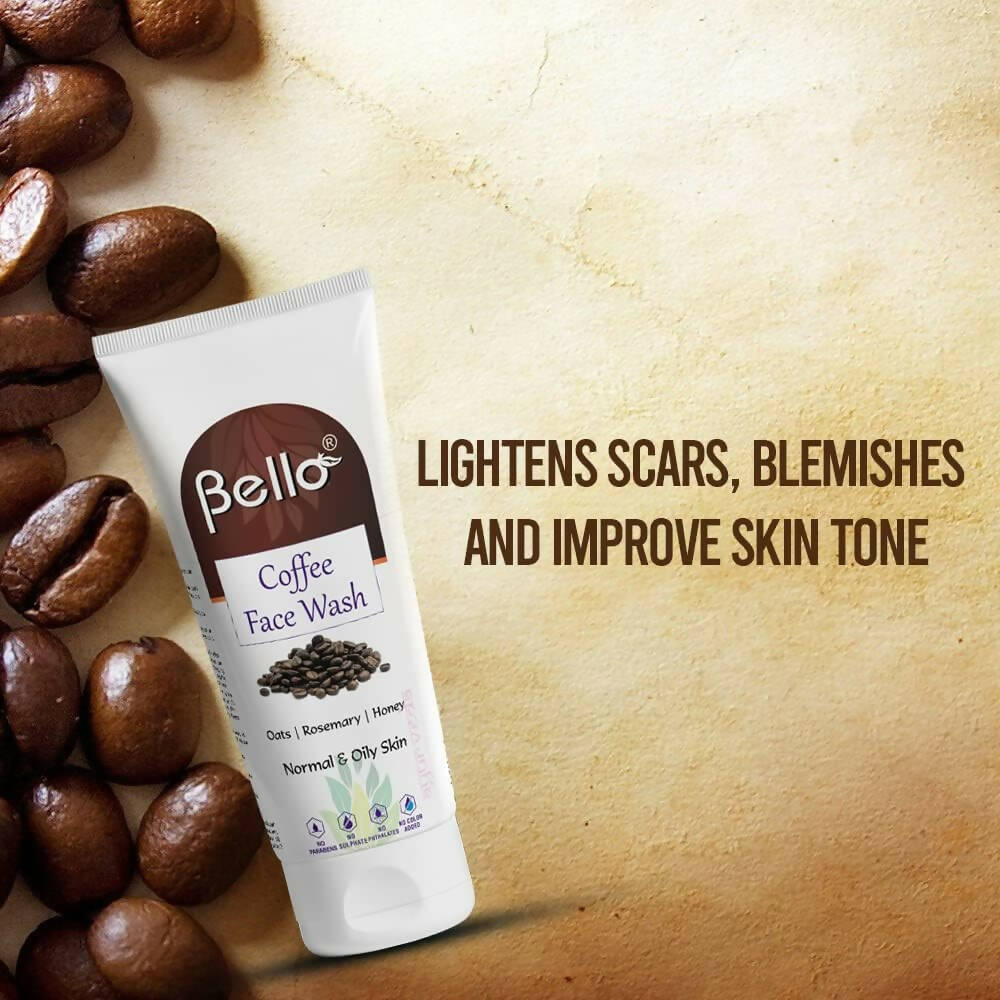 Bello Herbals Coffee Face Wash for Men & Women - Swadesiicart