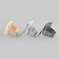 VOJ Pack of 3 Bracelet - Gold, Silver and Black Tonned Kada Bracelet. - Swadesiicart