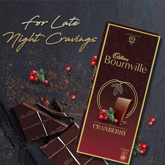 Cadbury Bournville Cranberry Dark Chocolate Bar - Swadesiicart