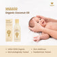 Maate Organic Coconut Oil | Extra Virgin Cold Pressed For Baby Body Massage & Hair Care Oil - Swadesiicart