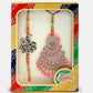 NVR Women & Men Set of 2 Multicolor Peacock Design Stone-Studded & Beaded Bhaiya Bhabhi Rakhi With Roli Chawal | Swadesiicart