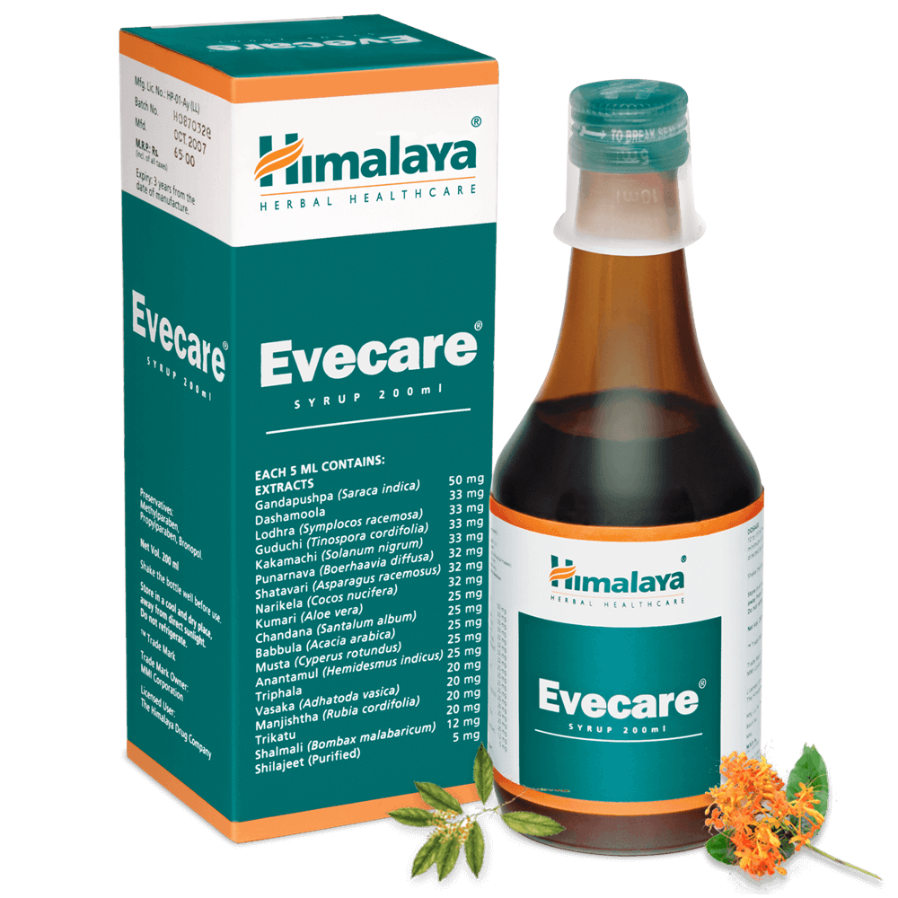 Himalaya Herbals - Evecare Syrup - Swadesiicart