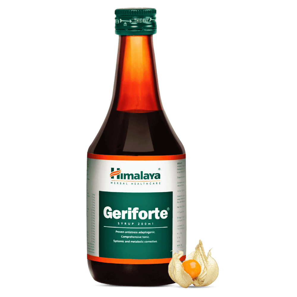 Himalaya Herbals Geriforte Syrup (200 ml) - Swadesiicart