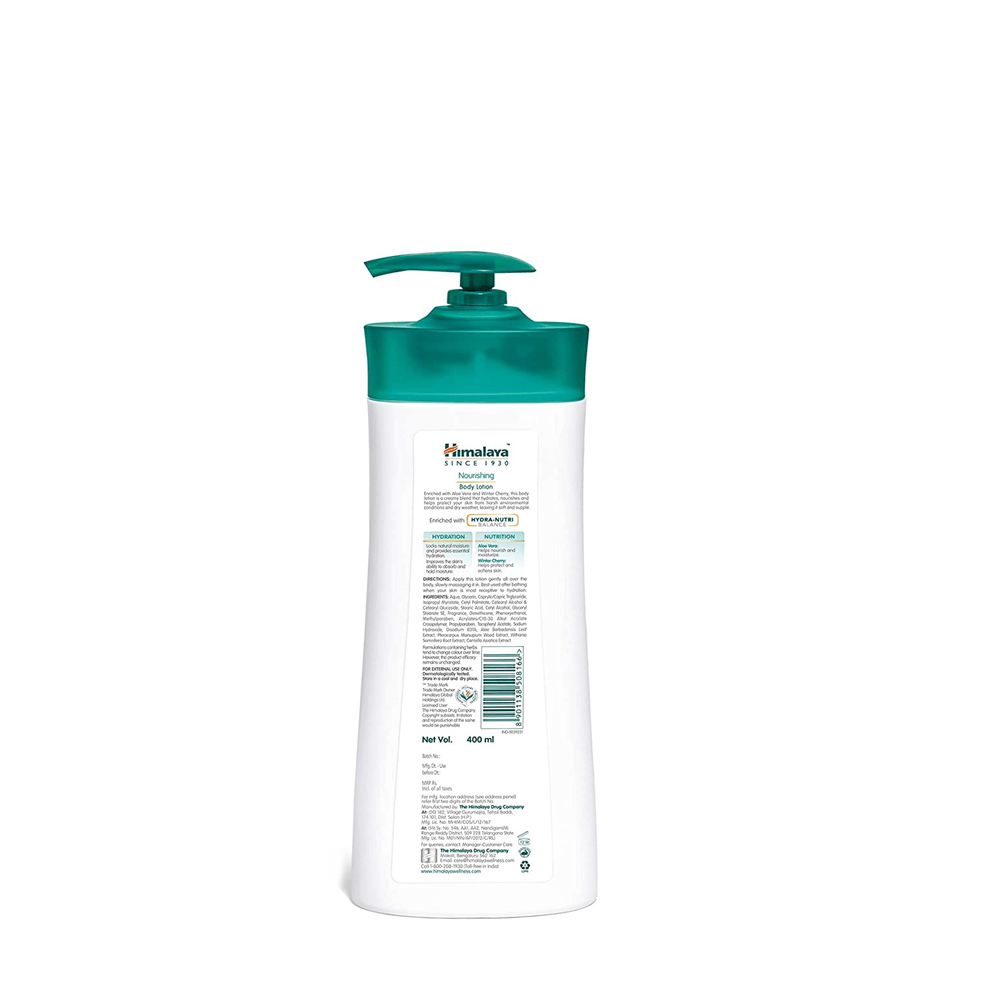 Himalaya Nourishing Body Lotion | Ayurvedic Daily Moisturizer for Soft, Healthy Skin - Swadesiicart
