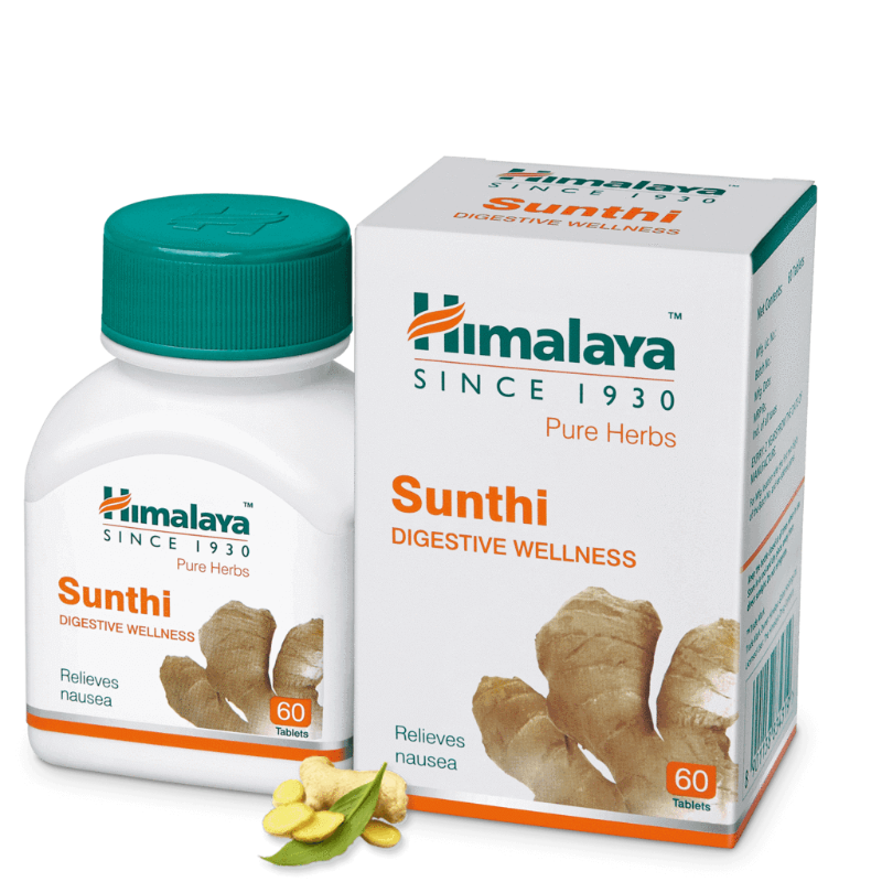 Himalaya Herbals Sunthi Digestive Wellness Tabs | Swadesiicart