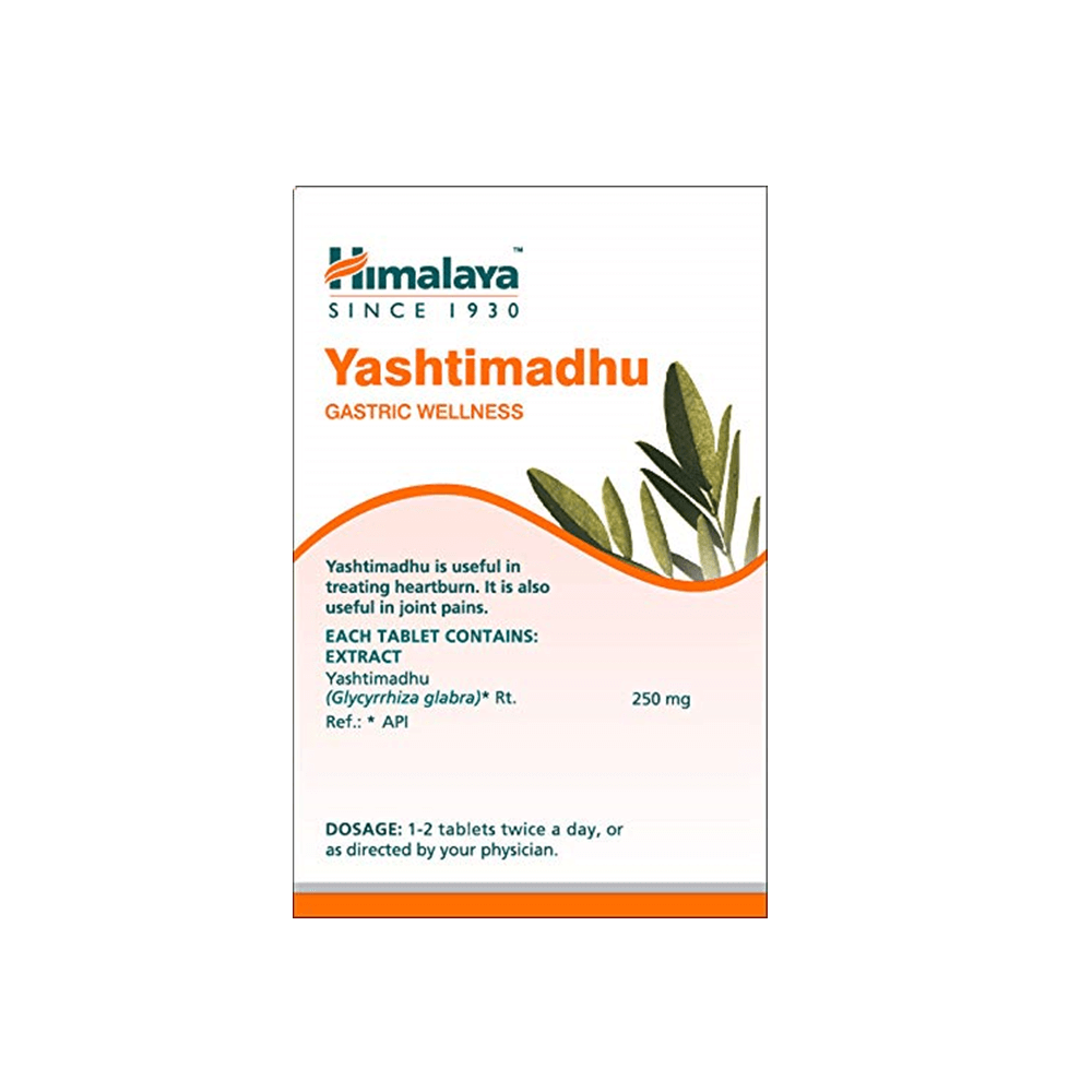 Himalaya Herbals - Yashtimadhu Gastric Wellness - Swadesiicart