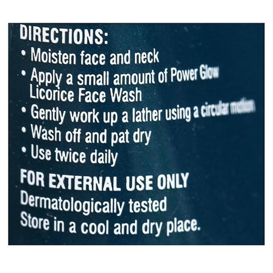 Himalaya Men Power Glow Licorice Face Wash | Brightening Face Wash for Men's Dull Skin - Swadesiicart