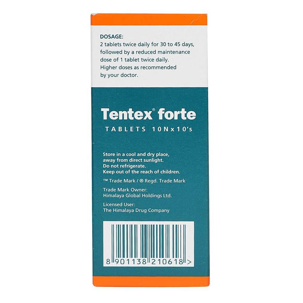Himalaya Tentex Forte Tablets - Swadesiicart