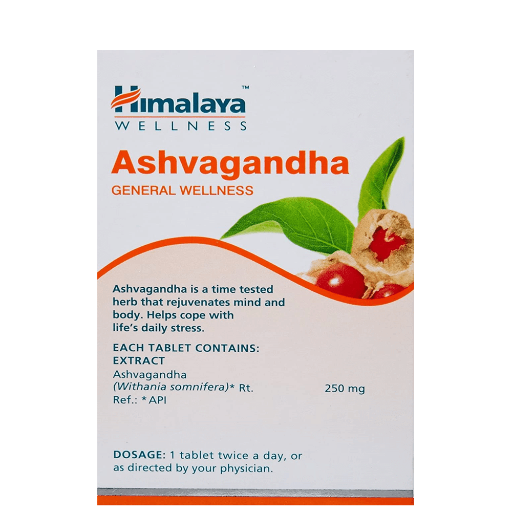 Himalaya Ashvagandha Tablets - General Wellness - Swadesiicart
