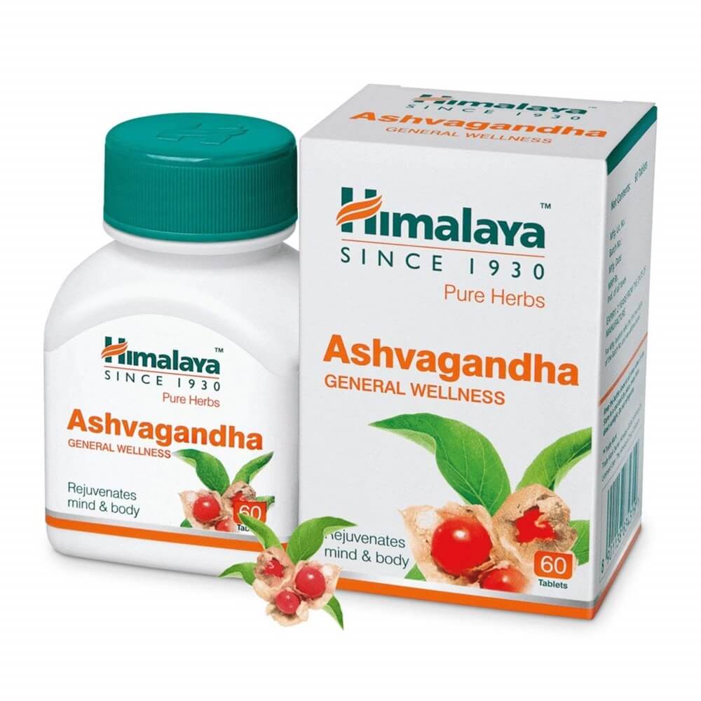 Himalaya Ashvagandha Tablets - General Wellness - Swadesiicart
