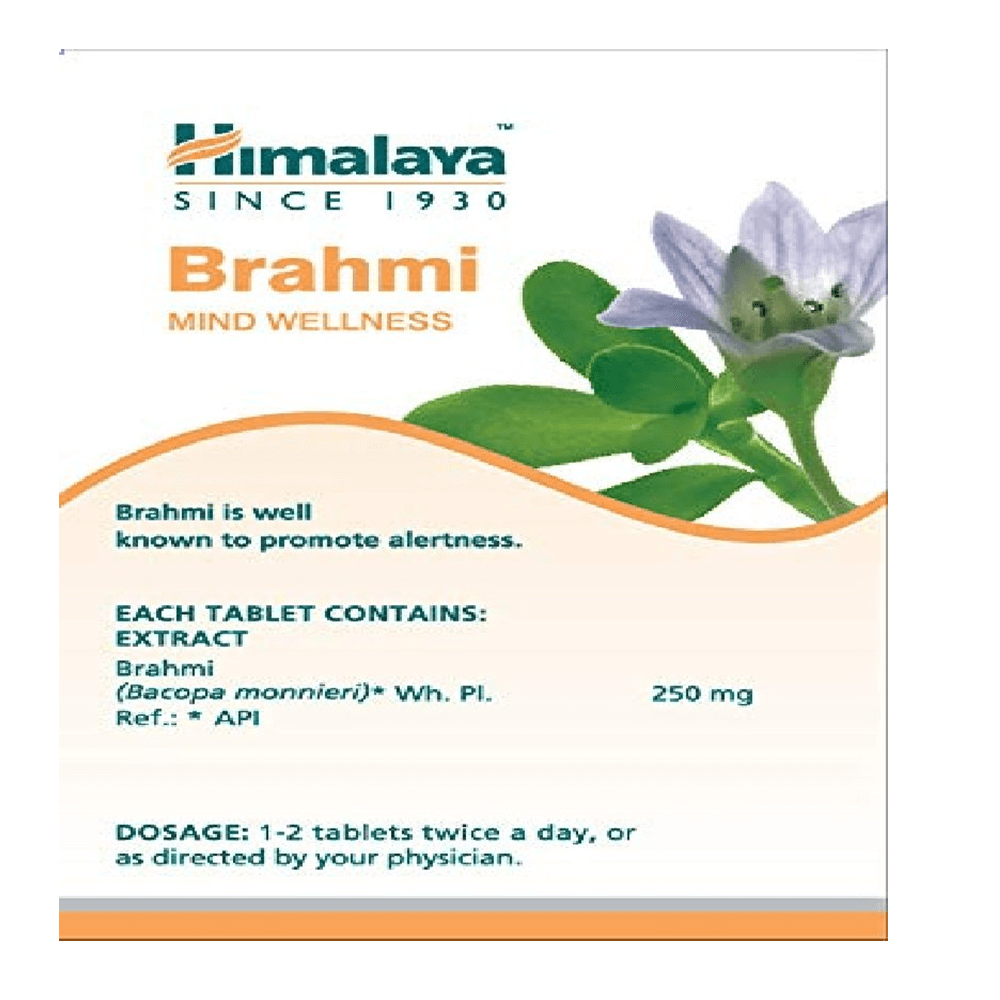 Himalaya Wellness Pure Herbs Brahmi Mind Wellness - Swadesiicart