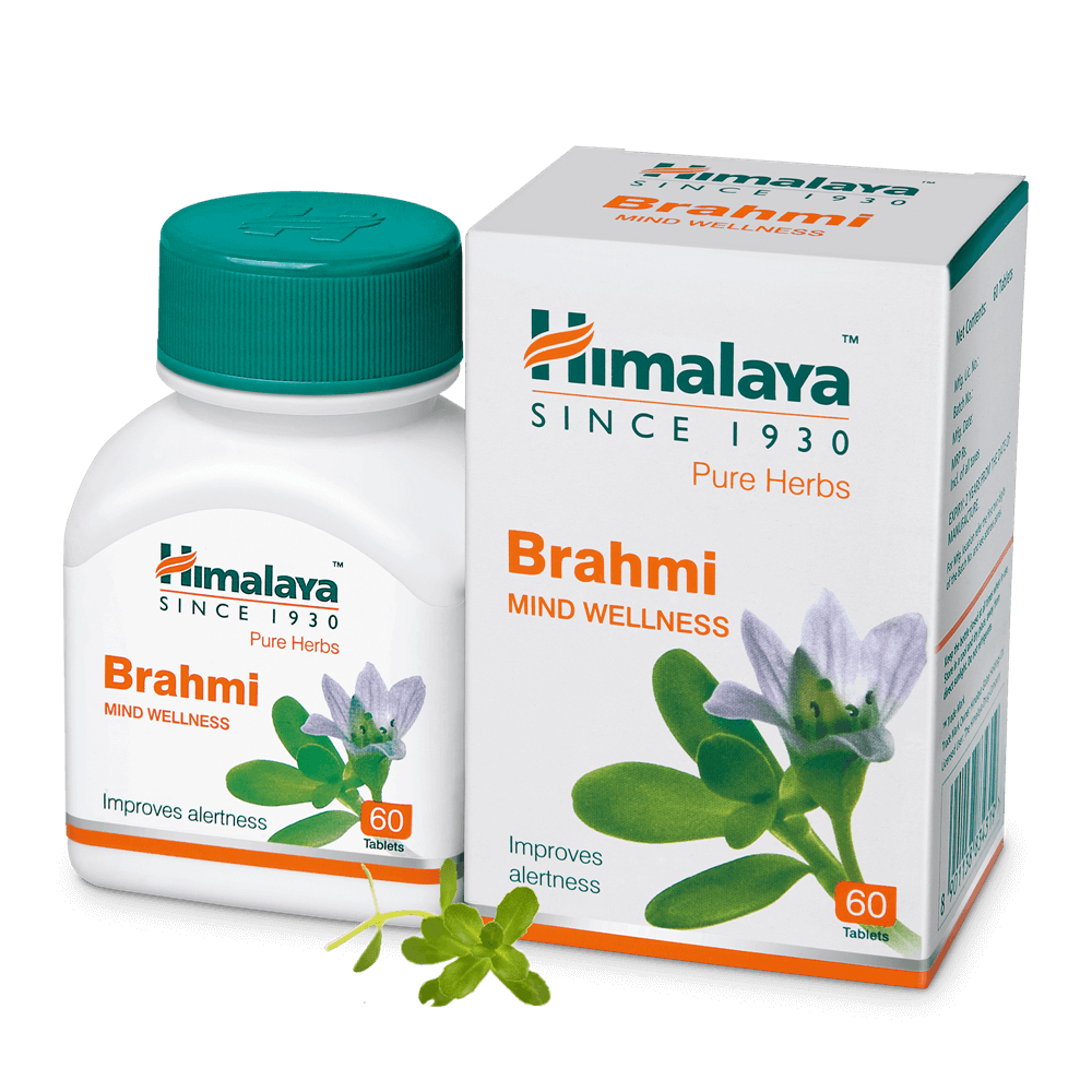 Himalaya Wellness Pure Herbs Brahmi Mind Wellness - Swadesiicart