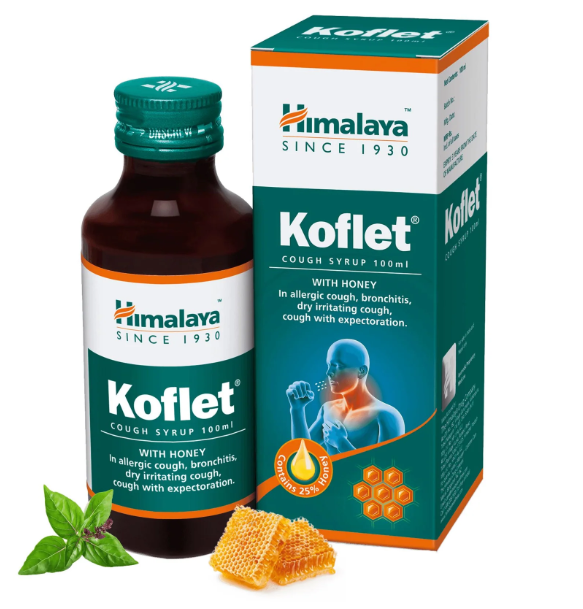 Himalaya Herbals - Koflet Cough Syrup - Swadesiicart
