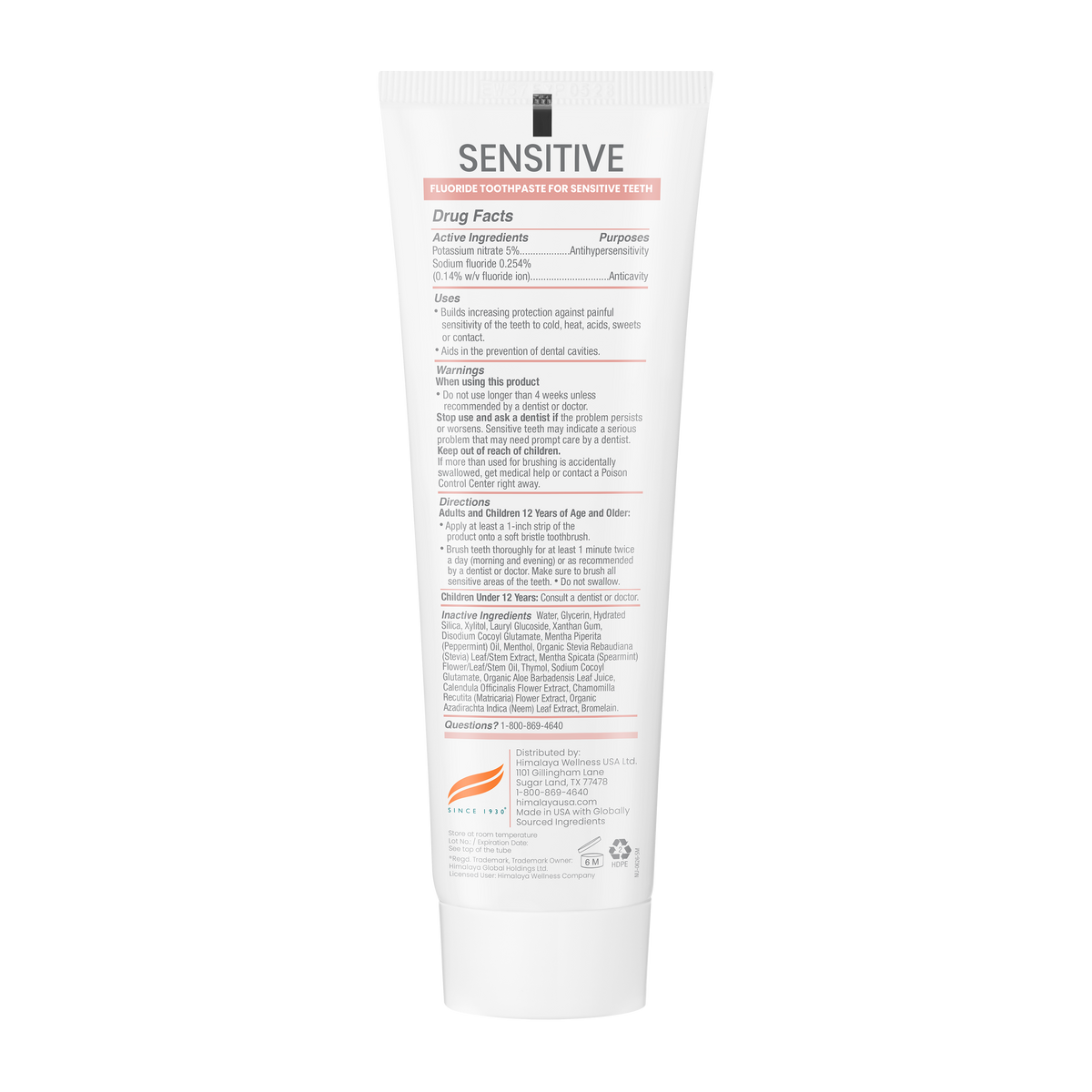 Sensitive Toothpaste