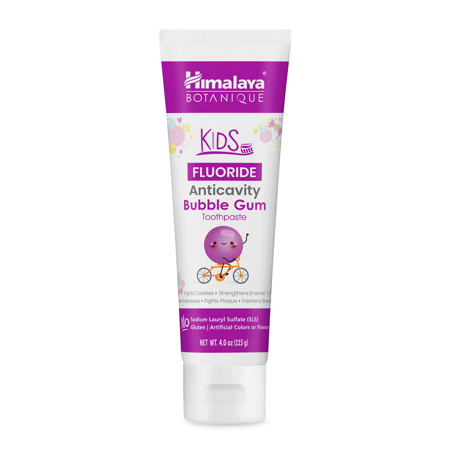 Kids Fluoride Anticavity Bubble Gum Toothpaste