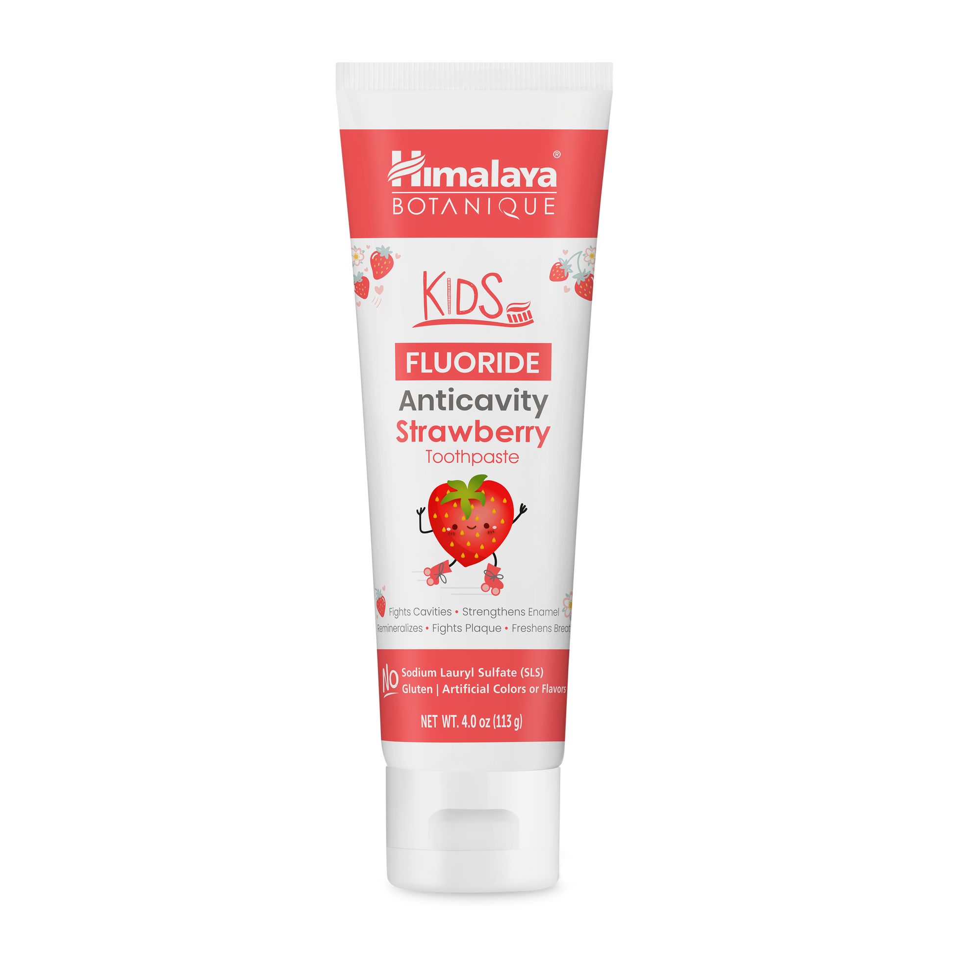 Kids Fluoride Anticavity Strawberry Toothpaste