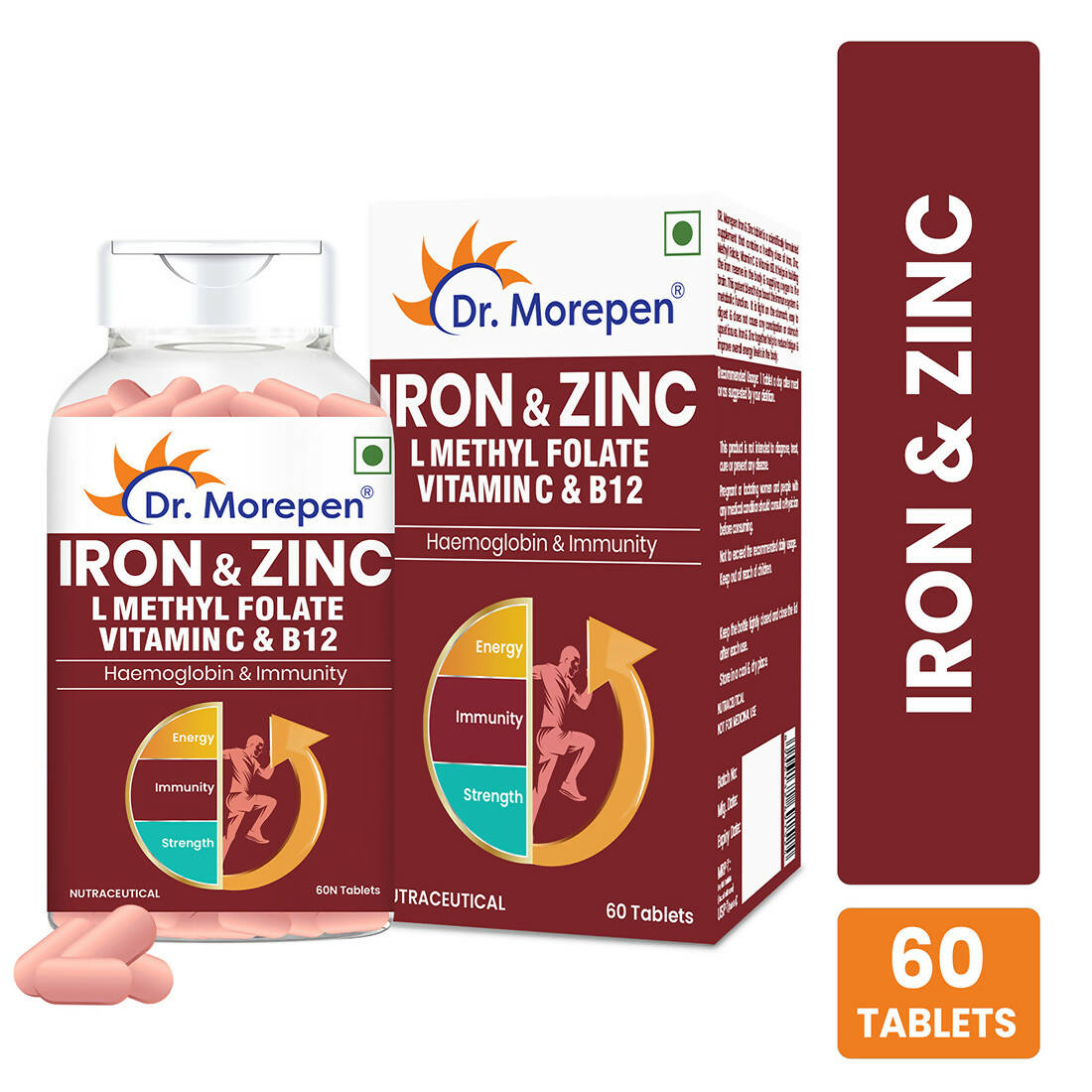 Dr. Morepen Iron & Zinc Tablets - Swadesiicart
