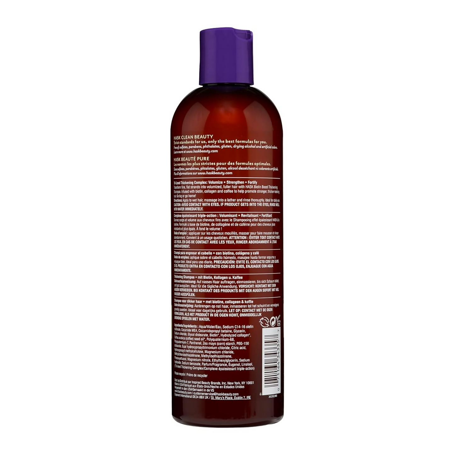 HASK Argan Oil Biotin Boost Thickening Conditioner | Swadesiicart